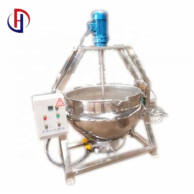 Modern cooking pot with mixer